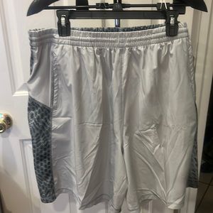 Reel Legends elastic waist, Dri fit mens shorts.